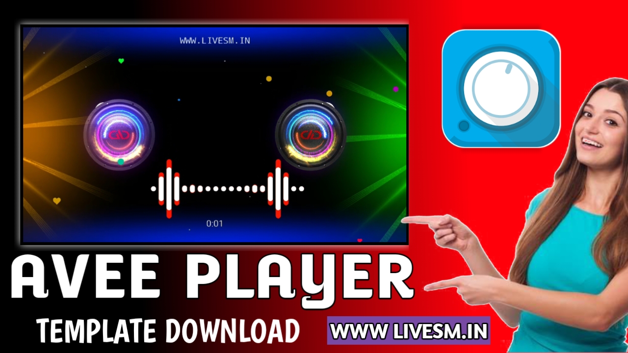 Double Speaker Dj Remix Avee Player Visualizer Template Download 2026(RKT121)